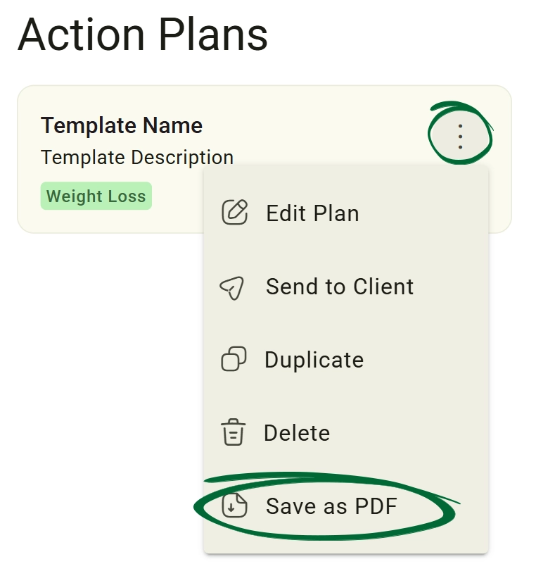 Click “Save as PDF” screenshot